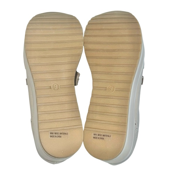 NEW 9 Dolce Vita Bizzie Platform Wedge Loafer Sneaker w/ Chain Detail - Dune - Picture 7 of 13